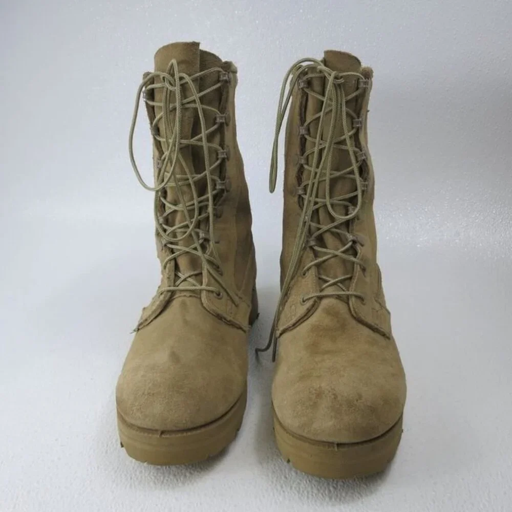 Belleville Tactical Military Suede Boots Made in USA Men's Sz 9.5 R